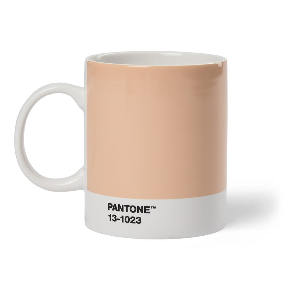 Cană din ceramică roz-portocaliu 375 ml Peach Fuzz 13-1023 – Pantone