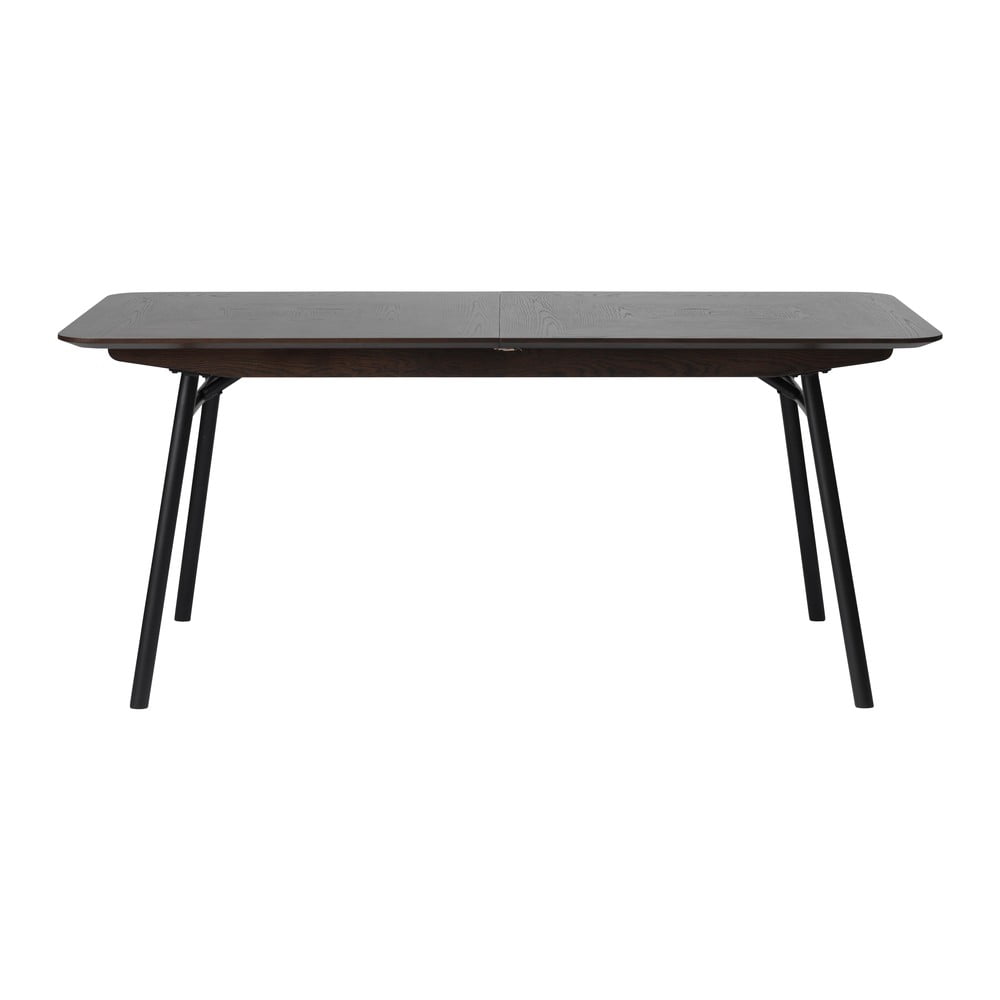 Masă de dining extensibilă Unique Furniture Latina, negru, 180 x 90 cm bonami.ro imagine noua 2022