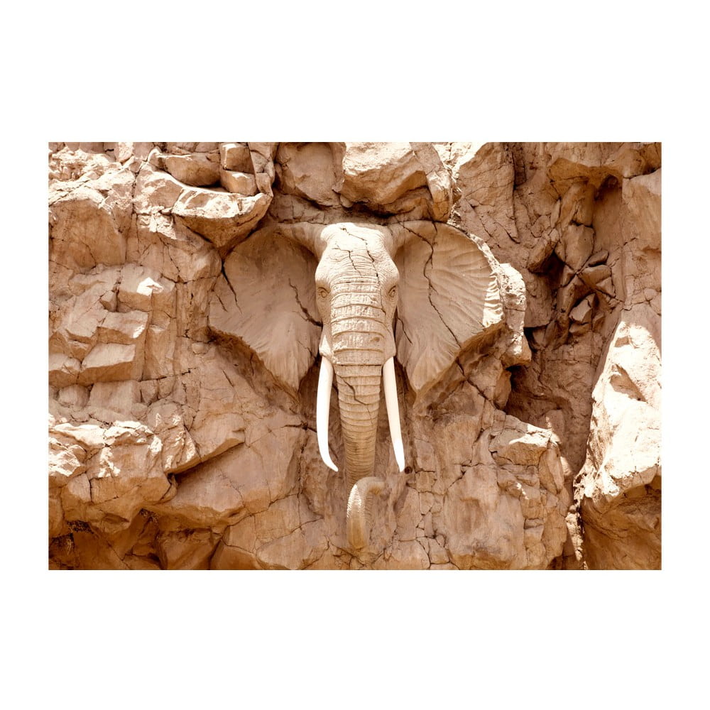 Tapet în format mare Artgeist Stone Elephant, 400 x 280 cm Artgeist