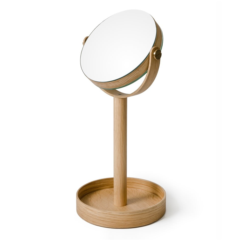 Oglindă cosmetică cu suport din lemn Wireworks Magnify bonami.ro imagine 2022