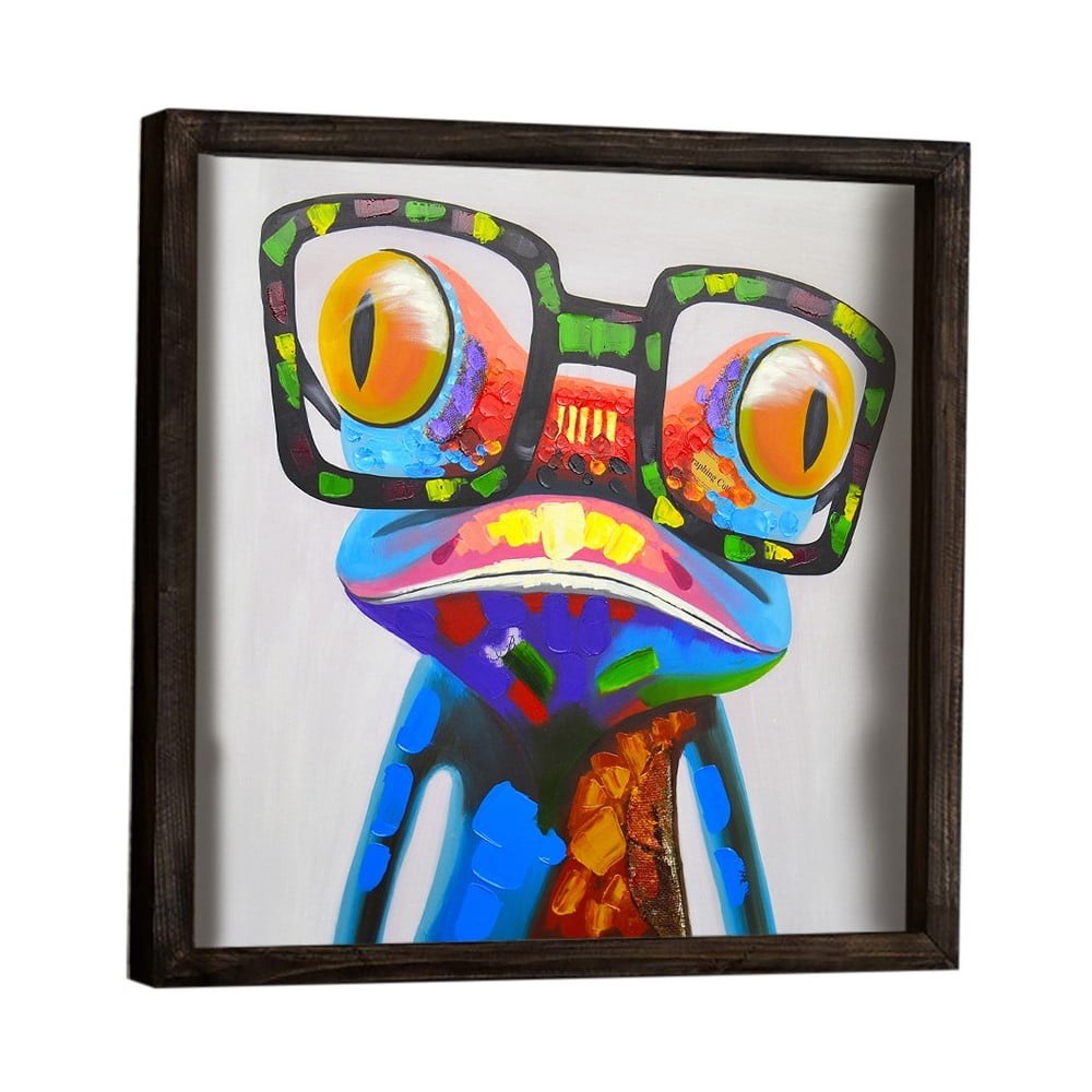Tablou decorativ Frog, 34 x 34 cm bonami.ro imagine 2022