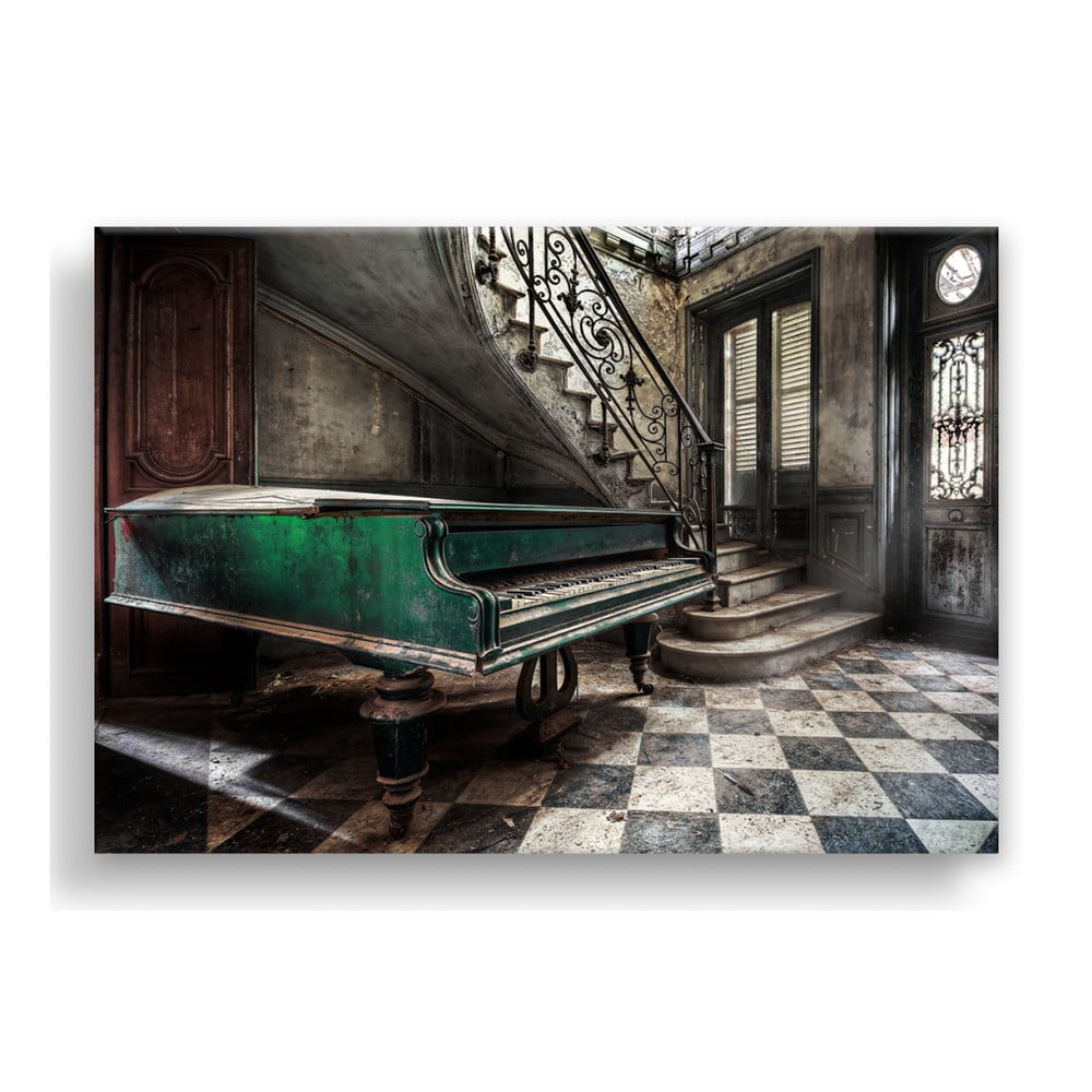 Tablou Styler Canvas Silver Uno Piano, 85 x 113 cm bonami.ro imagine 2022