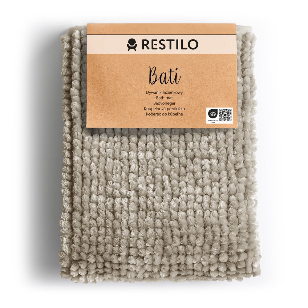 Covoraș de baie bej 50x70 cm Bati – Restilo