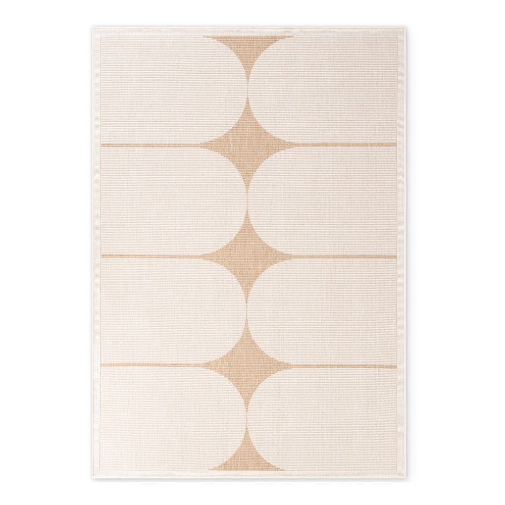 Covor pentru exterior și interior bej/fildeș 160x230 cm Duet Bowen – NORTHRUGS
