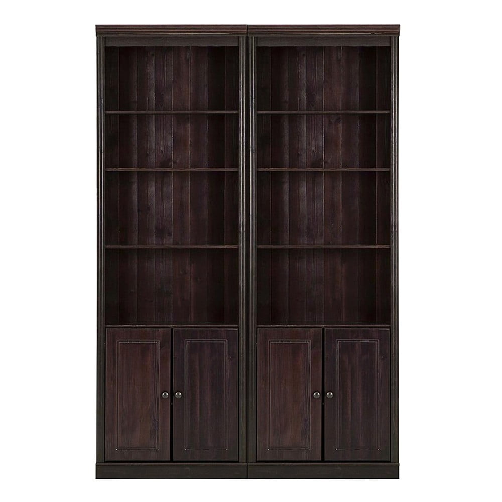 Bibliotecă maro din lemn de pin 148x223 cm Anita – Støraa