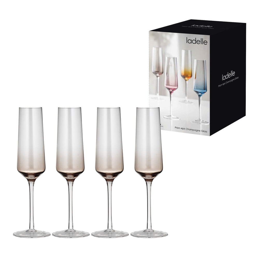 Set de pahare 4 buc. de șampanie 240 ml Prism – Ladelle