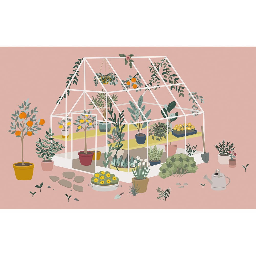 Tapet pentru copii 400 cm x 248 cm The Green House – Lilipinso