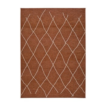 Covor potrivit pentru exterior universal sigrid, 77 x 150 cm, maro - portocaliu