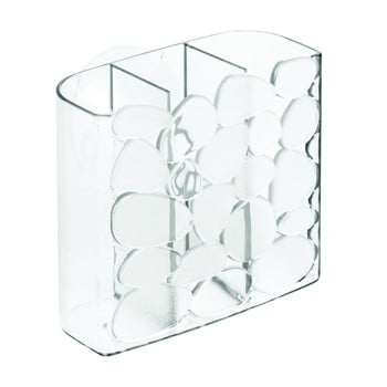 Recipient transparent pentru periuțe de dinți idesign pebblz, 11 x 6 cm