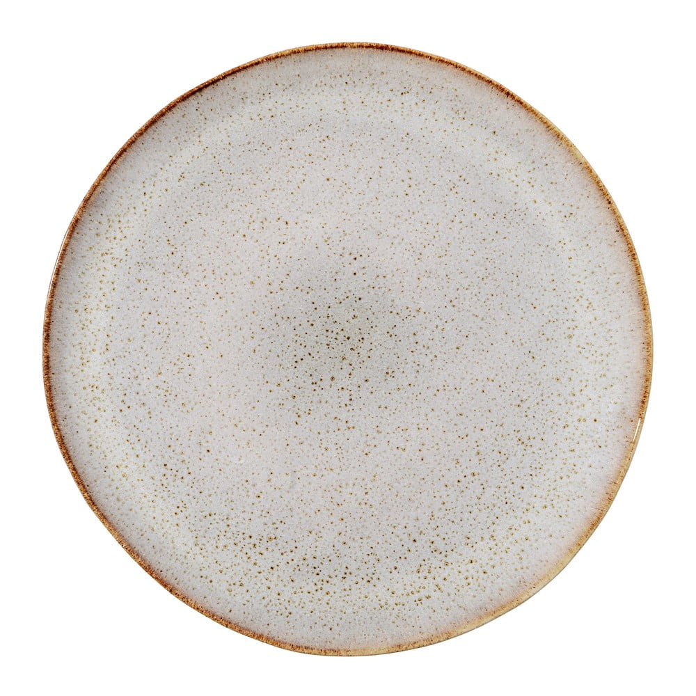 Farfurie din gresie ceramică Bloomingville Sandrine, ø 28,5 cm, gri Bloomingville imagine 2022