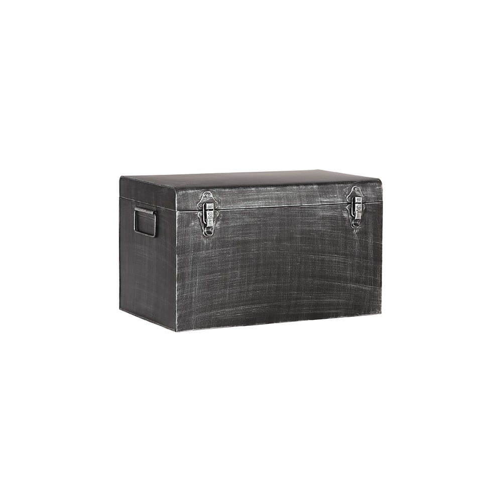 Cutie metalică pentru depozitare LABEL51, lungime 30 cm, negru bonami.ro