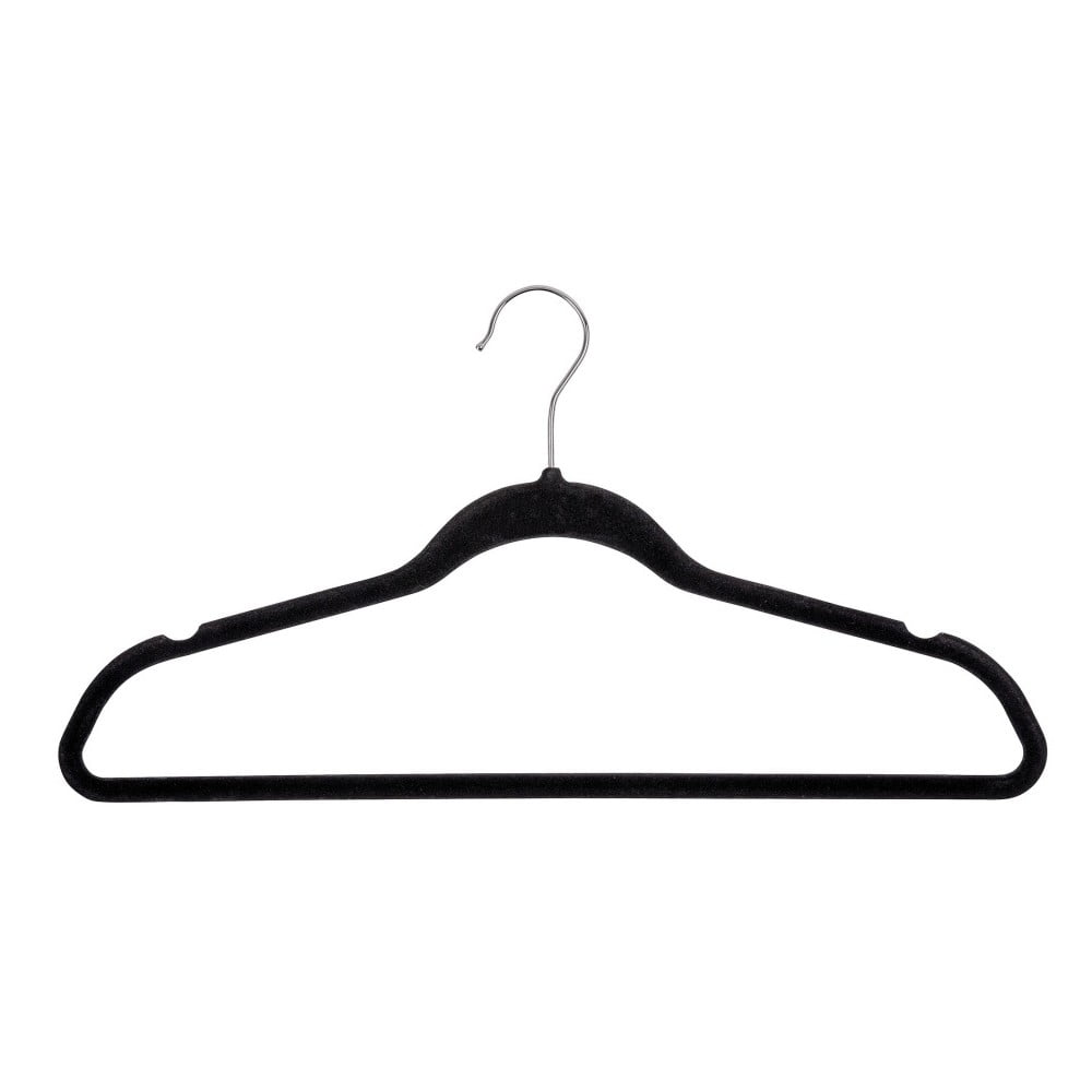 Set 5 umerașe din plastic pentru haine Wenko Flocking, negru bonami.ro imagine 2022