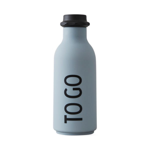 Sticlă pentru apă Design Letters To Go, 500 ml, albastru