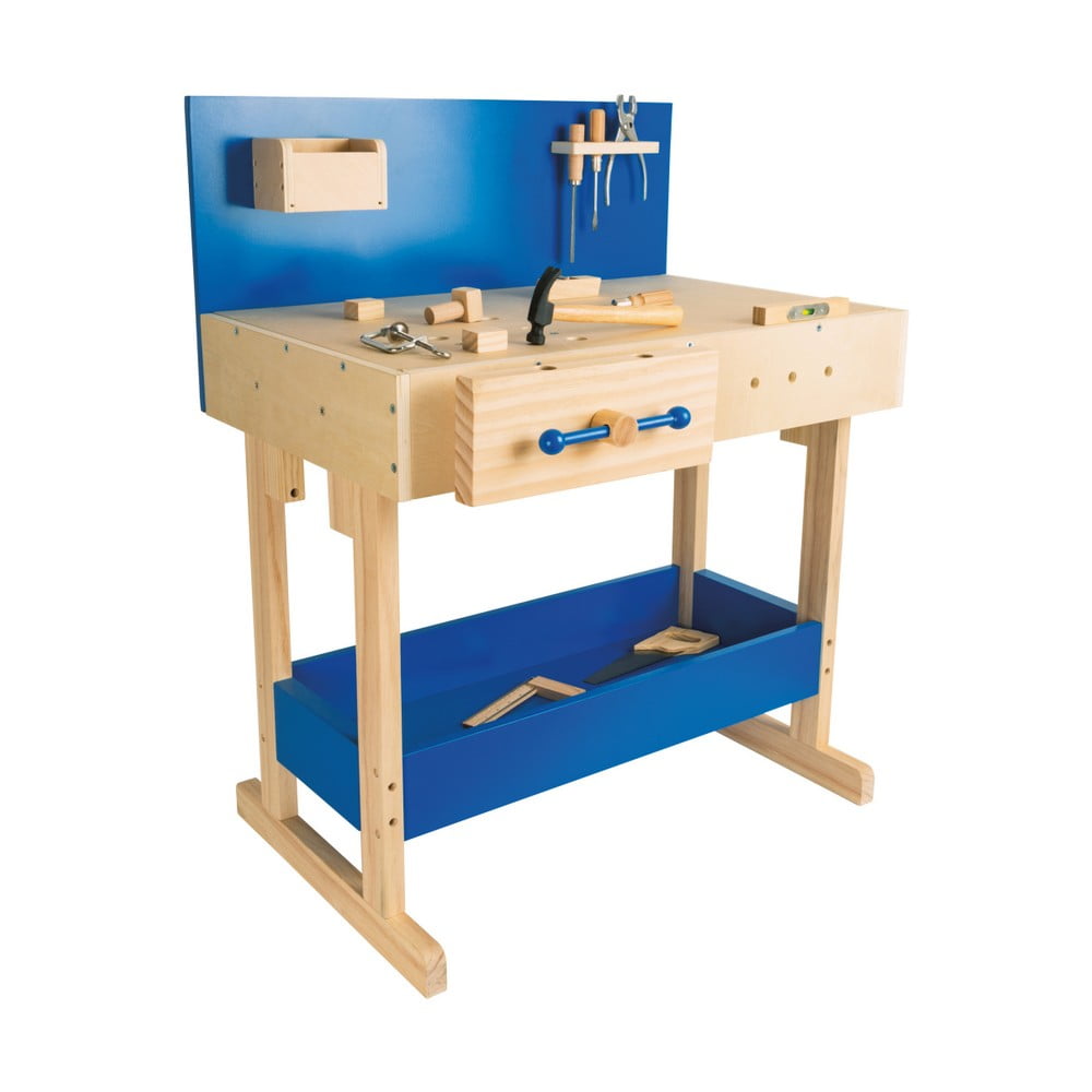 Set bancă de lucru și unelte din lemn pentru copii Legler Workbench bonami.ro imagine 2022