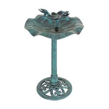 Fântână de grădină pentru păsări addu lotus, verde