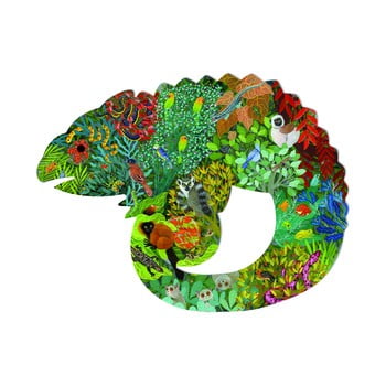 Puzzle cu 150 de piese pentru copii djeco cameleon