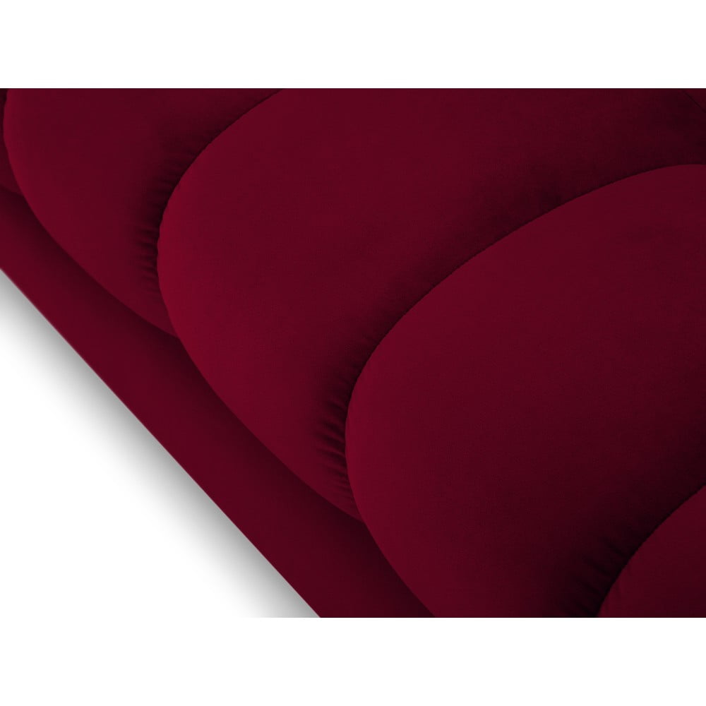 Canapea din catifea Cosmopolitan Design Bali, roșu Bali imagine noua somnexpo.ro