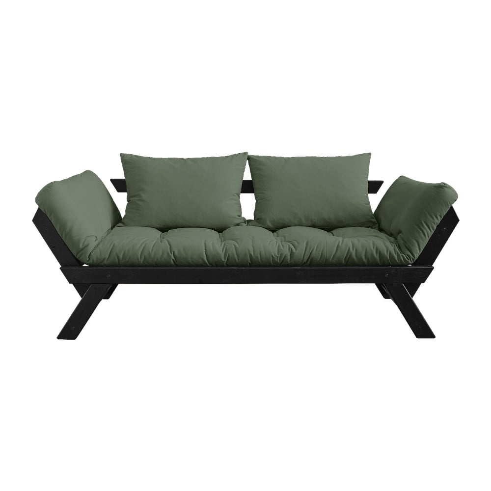 Canapea variabilă KARUP Design Bebop Black, verde bonami.ro