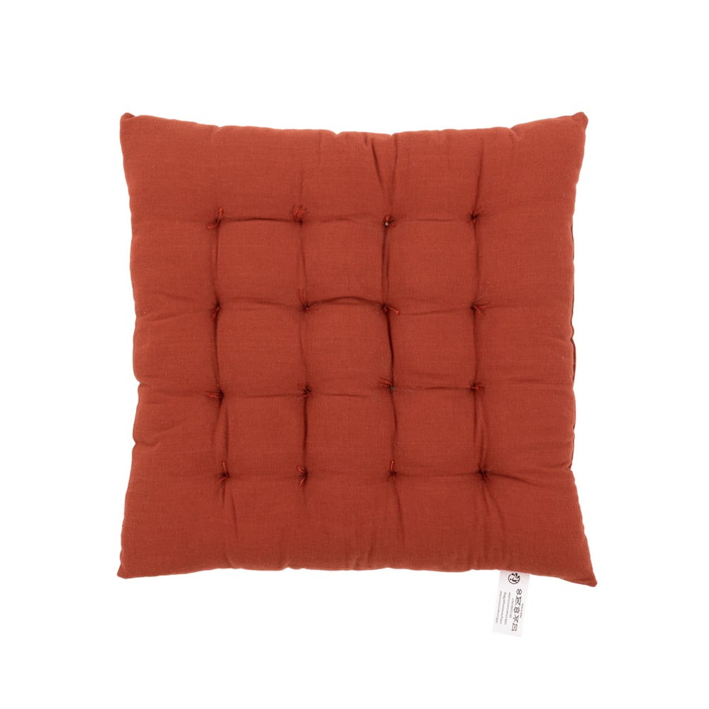Poza Perna pentru scaun Tiseco Home Studio, 40 x 40 cm, maro-portocaliu