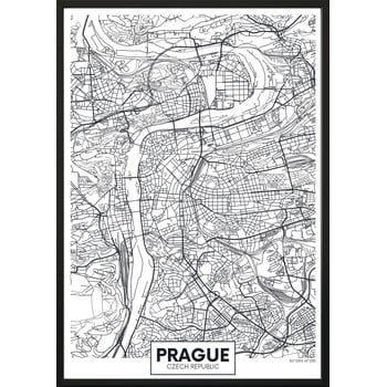 Poster decoking map prague, 50 x 40 cm
