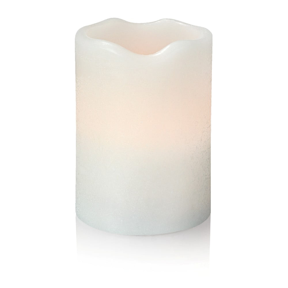  Sfeșnic cu becuri luminos cu LED Markslöjd Love, înălțime 10 cm, alb 