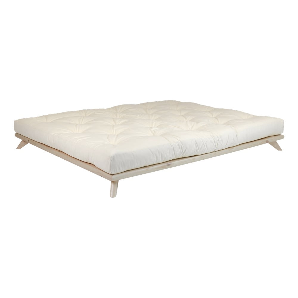 Pat matrimonial Karup Design Senza Bed Natural, 160 x 200 cm 160
