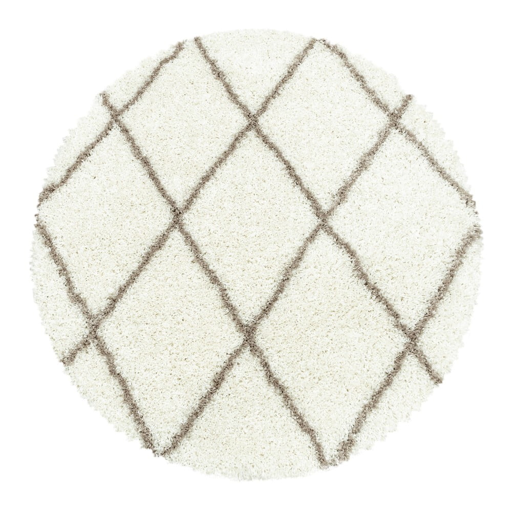 Covor crem rotund ø 160 cm Alvor – Ayyildiz Carpets