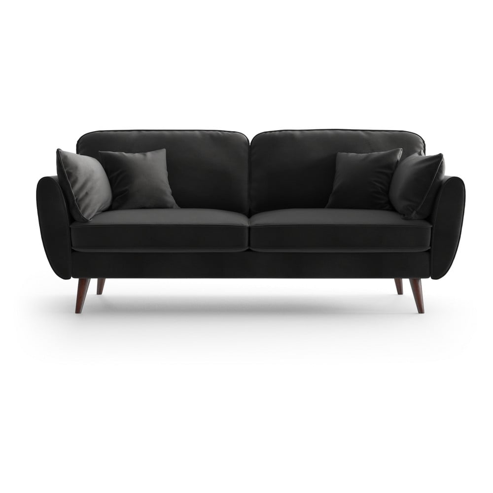 Canapea din catifea My Pop Design Auteuil, gri antracit bonami.ro imagine 2022