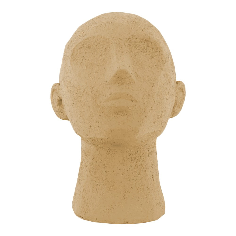 Statuetă decorativă PT LIVING Face Art, înălțime 22,8 cm, maro nisip bonami.ro