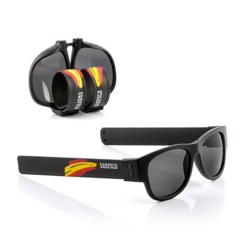 Ochelari de soare pliabili InnovaGoods Sunfold Mondial Spain Black, negru bonami.ro