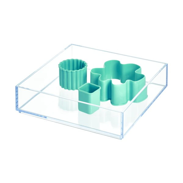 Organizator transparent iDesign Clarity, 20 x 20 cm
