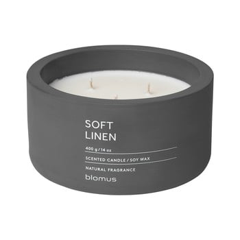 Lumânare parfumată din ceară de soia cu aromă de in blomus fraga, 25 ore de ardere