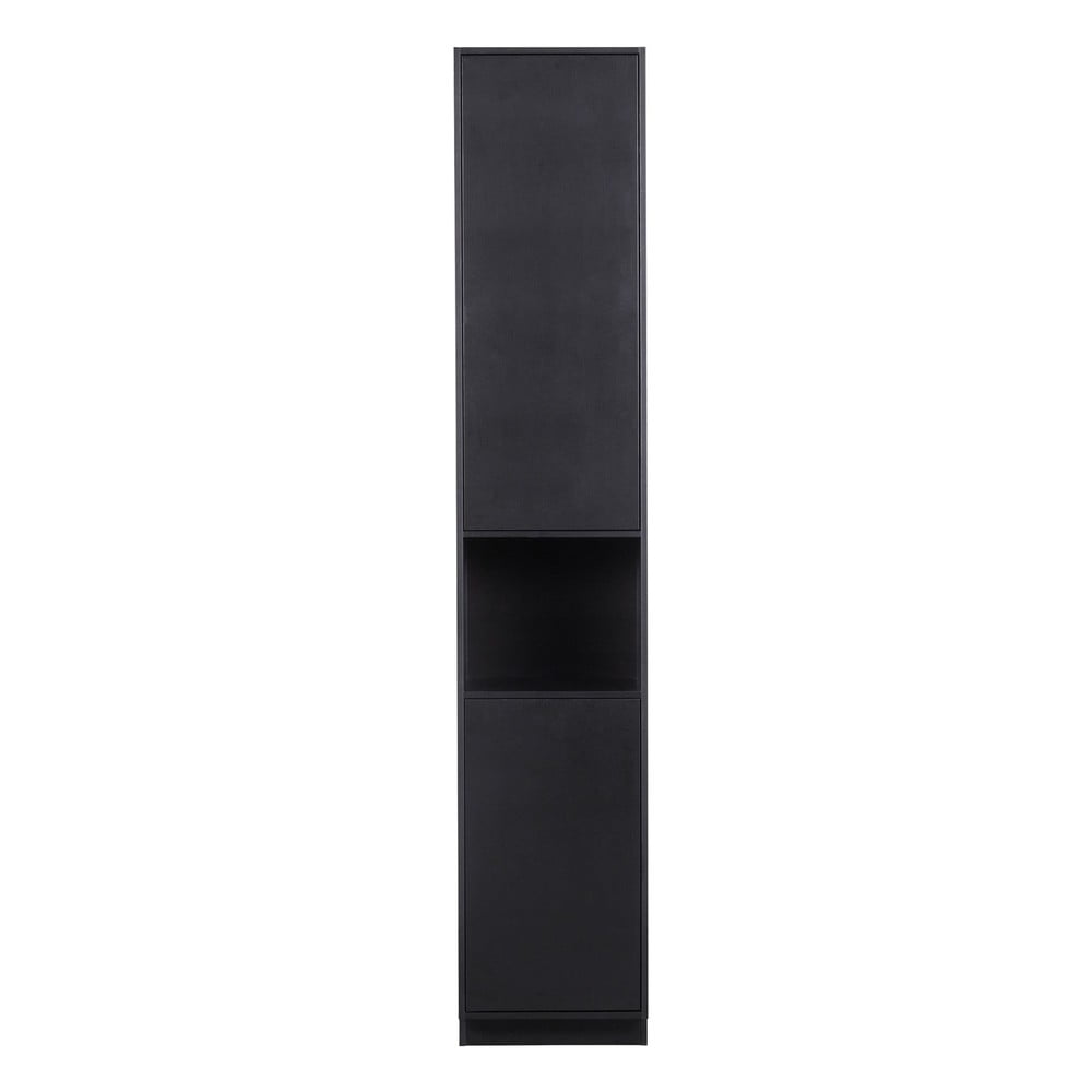  Dulap negru din lemn de pin 40x210 cm Finca – WOOOD 