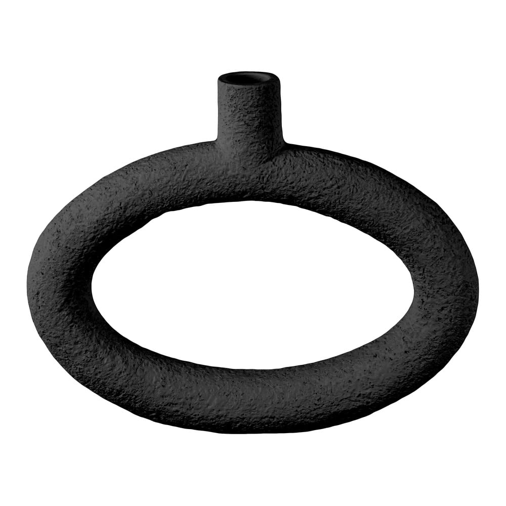 Poza Vaza PT LIVING Oval, inaltime 20,5 cm, negru