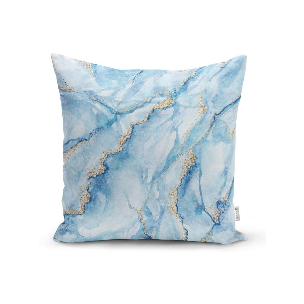 Față de pernă Minimalist Cushion Covers Aquatic Marble, 45 x 45 cm Aquatic imagine noua