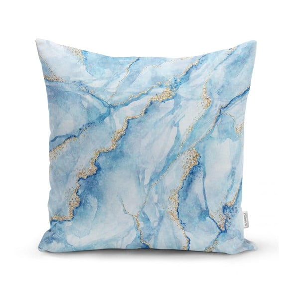 Față de pernă Minimalist Cushion Covers Aquatic Marble, 45 x 45 cm