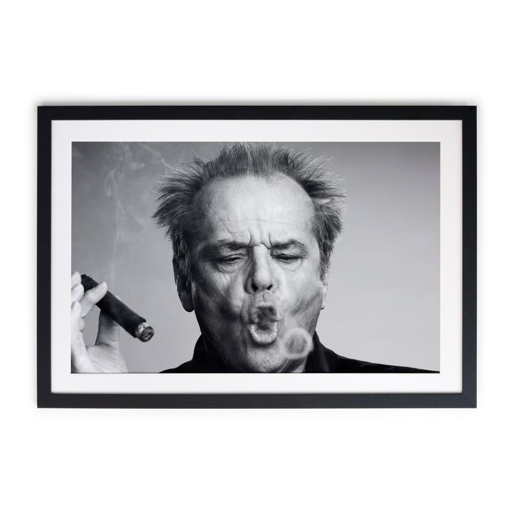 Poster Little Nice Things Jack Nicholson, 40 x 30 cm, alb – negru bonami.ro imagine 2022