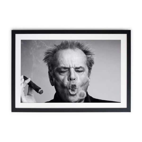 Poster Little Nice Things Jack Nicholson, 40 x 30 cm, alb - negru