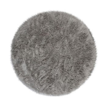 Covor flair rugs sheepskin, ⌀ 120 cm, gri