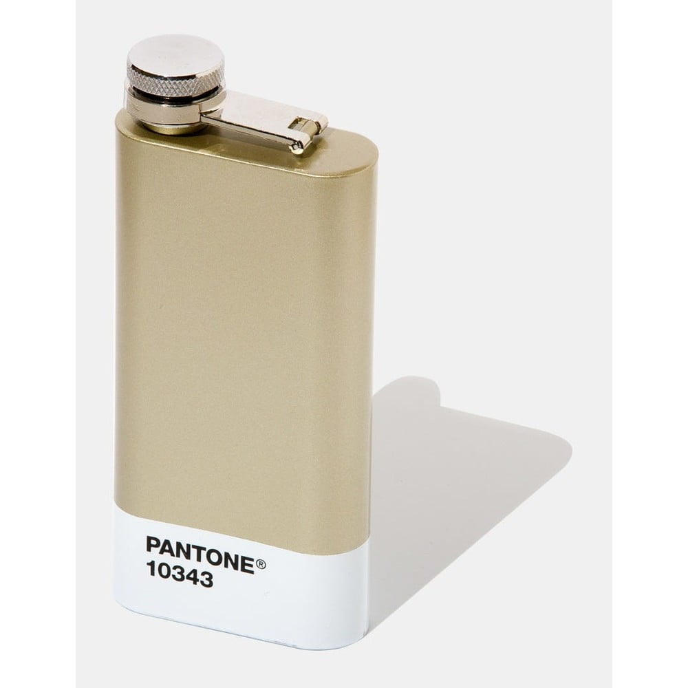 Sticlă de buzunar Pantone, 150 ml, auriu