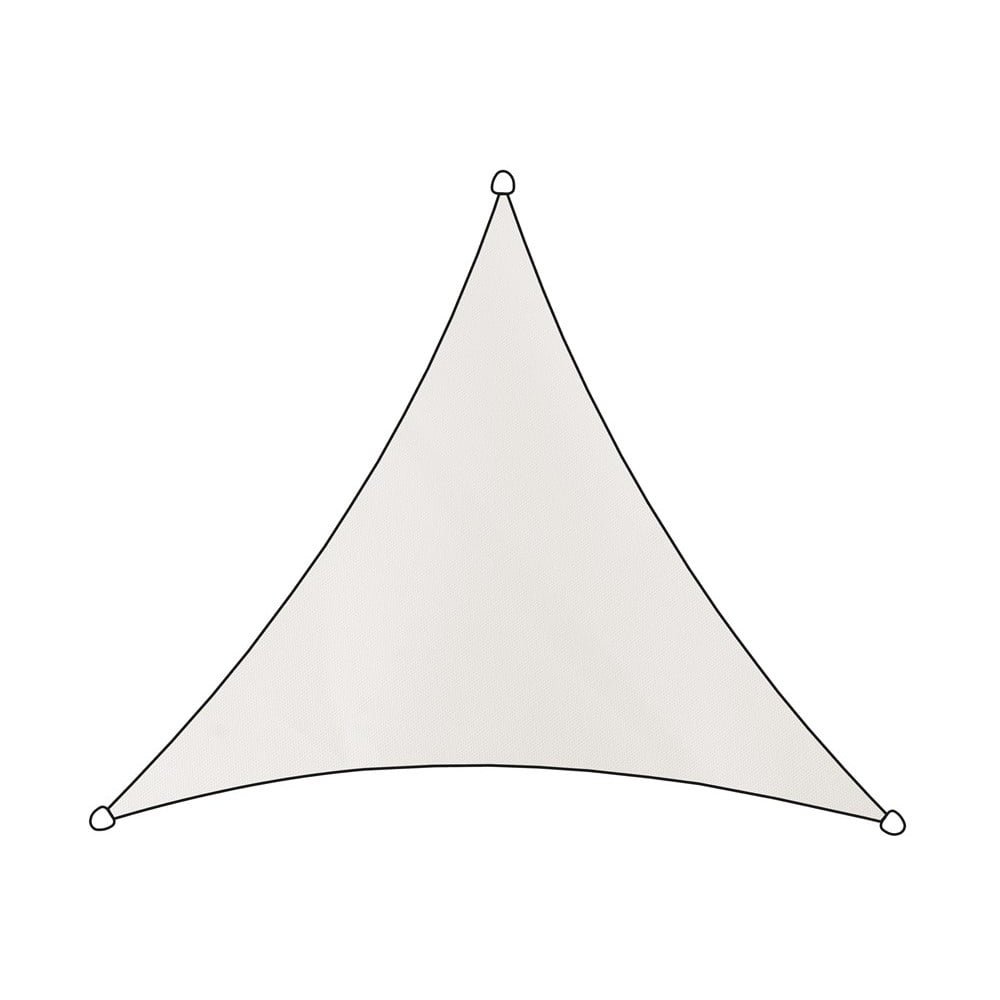 Copertină parasolar triunghiulară Livin’ Outdoor Como, 3,6 m, alb bonami.ro