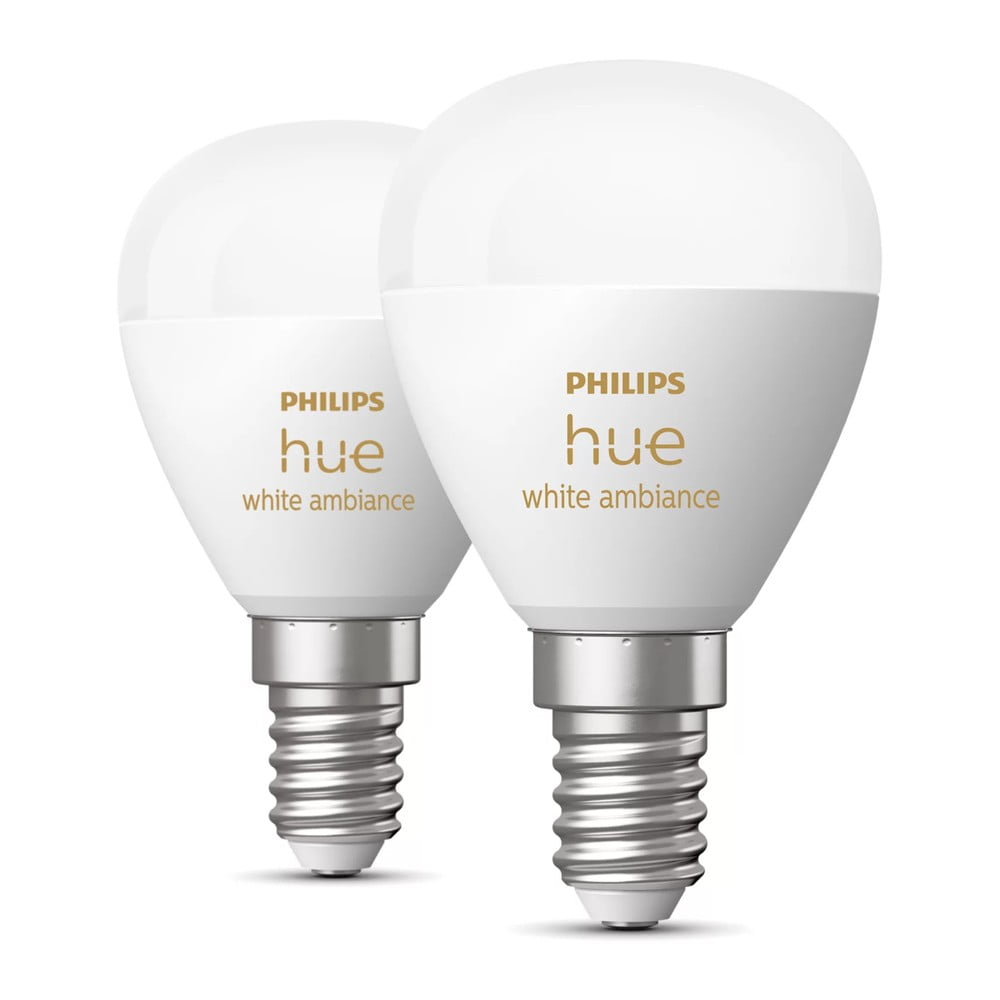 Becuri smart E14, 2 buc. 5 W White ambiance – Philips Hue