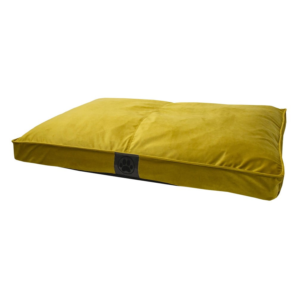 Pat pentru animale de companie galben 110x70 cm dog box - ego dekor