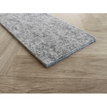Suport din lână pentru veselă wooldot felt coaster, 40 x 20 cm, gri oțel