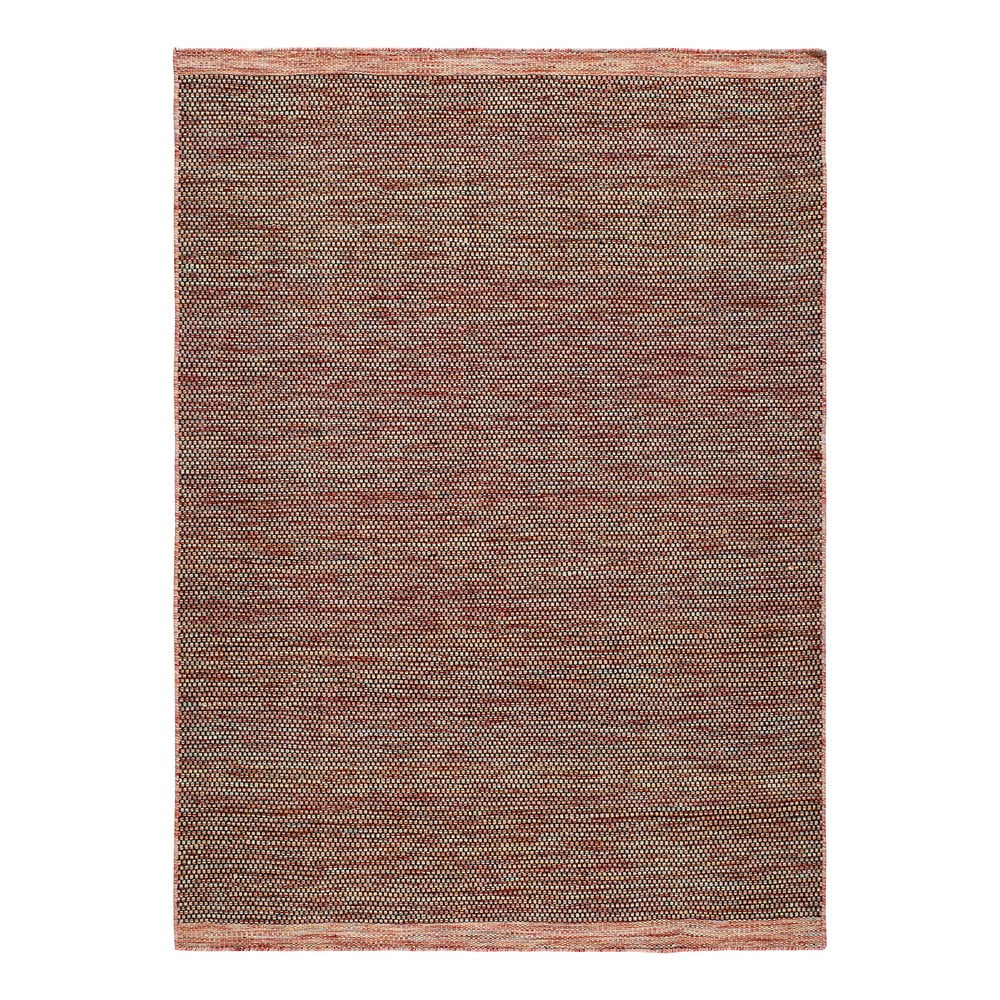 Covor din lana Universal Kiran Liso, 80 x 150 cm, rosu