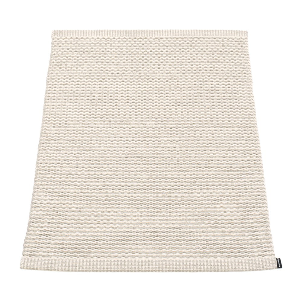 Covor pentru exterior și interior crem 60x85 cm Mono Linen Vanilla – Pappelina