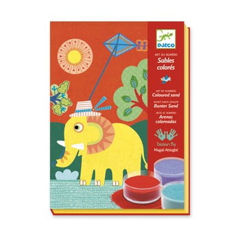 Set artistic cu nisip djeco sky