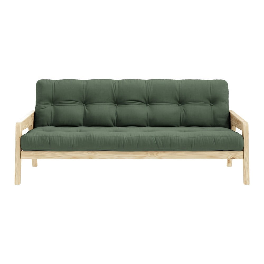 Canapea extensibilă verde 204 cm Grab – Karup Design 204 imagine noua somnexpo.ro