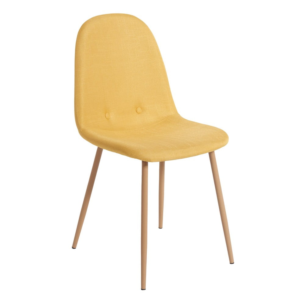 Set 2 scaune dining loomi.design Lissy, galben Bonami Essentials
