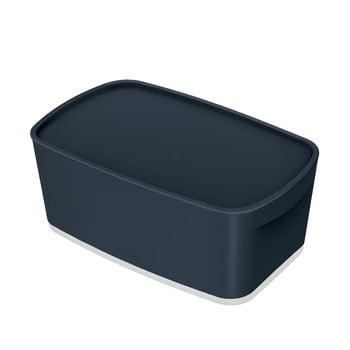 Cutie portabilă cu capac leitz cosy mailorder, volum 5 l, gri